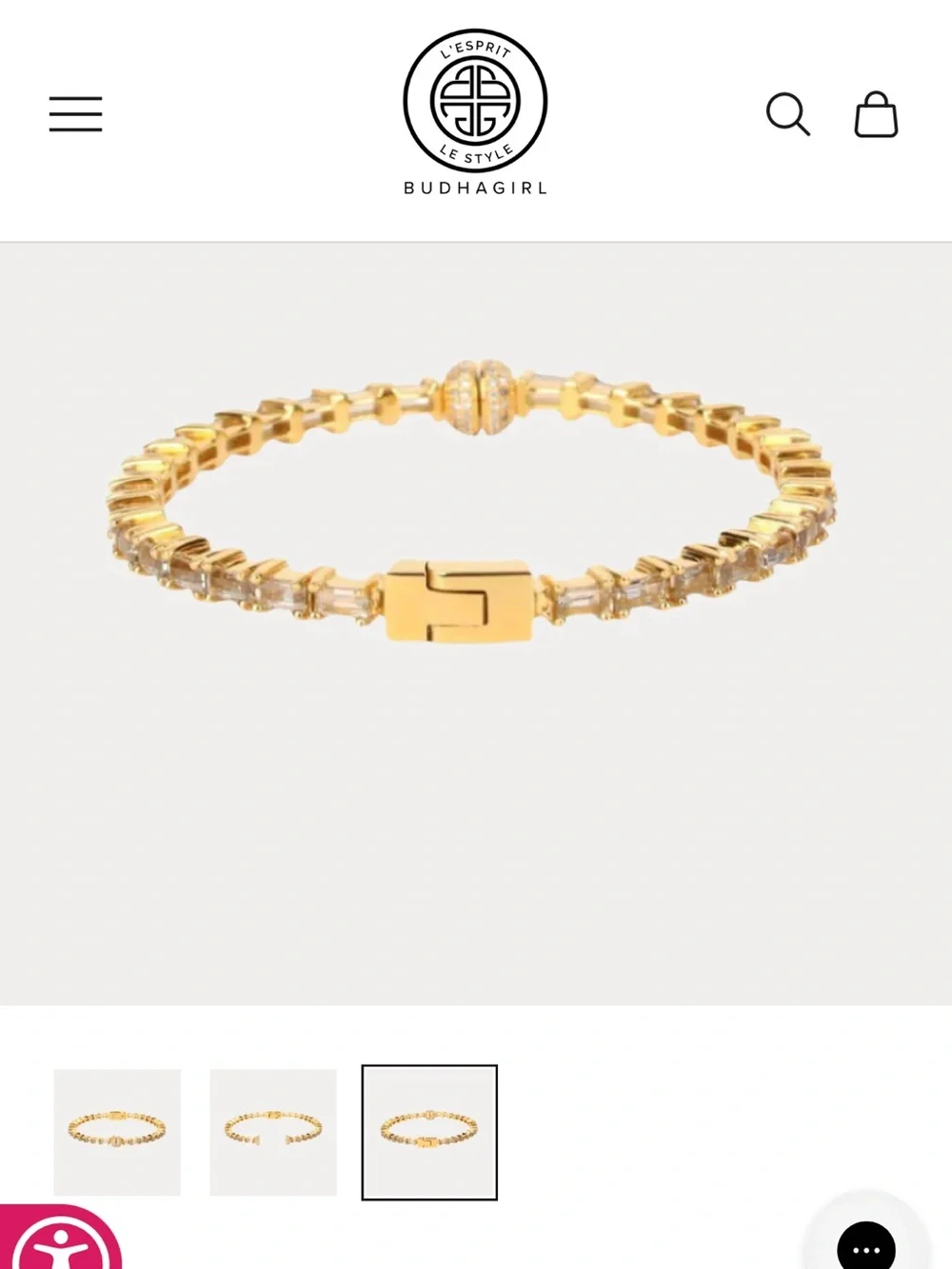 Budahgirl Crystal Aurora Bracelet